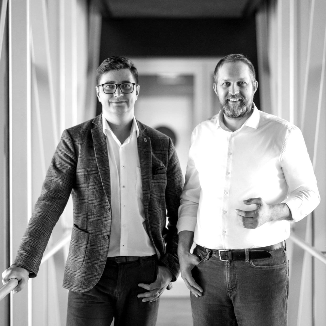 A. Bartminas, Co-Founder and CEO of SUPER HOW? (left) & V. Kašėta, Co-Founder and CIO of SUPER HOW? (right)